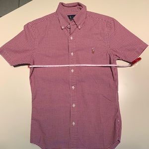 Polo Ralph Lauren Red Checkered XS Slim Fit Shirt